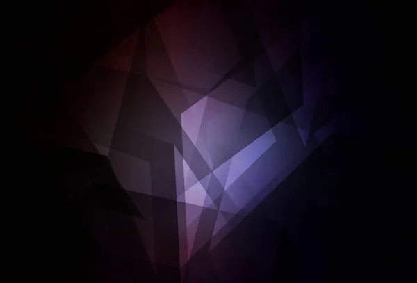 Dark Gray Vector Abstract Polygonal Template Colorful Abstract Illustration Triangles — Vetor de Stock