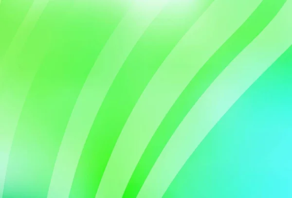 Hellgrüne Vektorabstrakte Helle Muster Abstrakte Farbenfrohe Illustration Mit Farbverlauf Neuer — Stockvektor