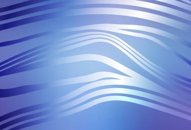 Açık Pembe, bükülmüş çizgileri olan mavi vektör düzeni. Eğri şekilli yepyeni renkli bir tasvir. Markan için yeni kompozisyon.