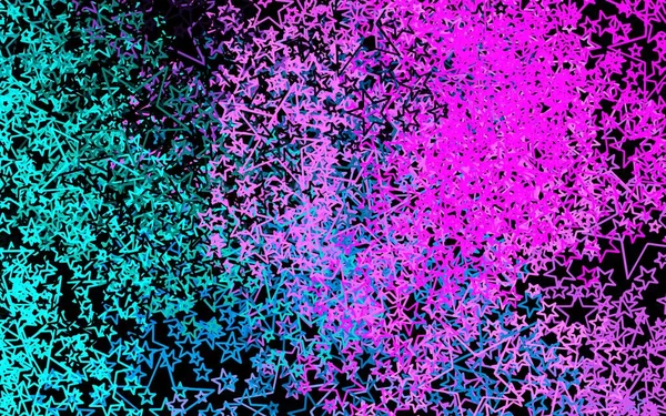 Темно Рожева Синя Векторна Текстура Красивими Зірками Сучасна Геометрична Абстрактна — стоковий вектор
