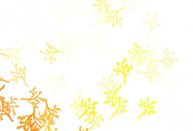 Açık kırmızı vektör, dalları olan doğal arka plan. Yapraklı soyut illüstrasyon, karalama tarzı dallar. İşiniz için yepyeni bir tasarım..