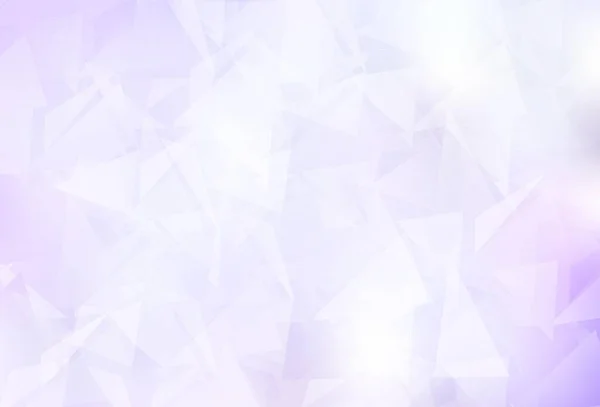 Light Purple Vector Triangle Mosaic Texture Glitter Abstract Illustration Elegant — 图库矢量图片