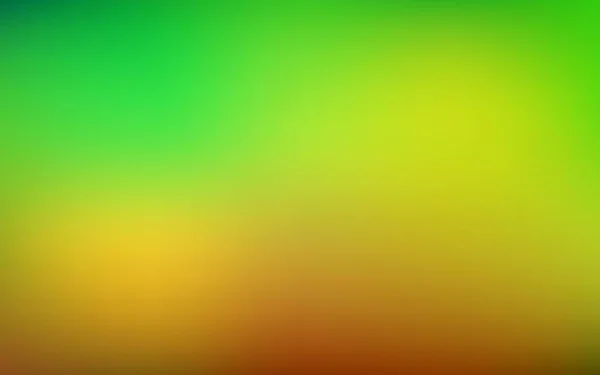 Verde Claro Vector Amarillo Textura Borrosa Ilustración Colorida Con Gradiente — Vector de stock