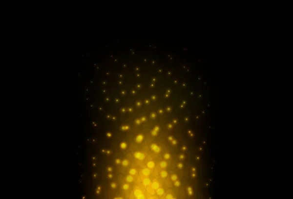 Темно Жовтий Векторний Шаблон Колами Сучасна Абстрактна Ілюстрація Барвистими Краплями — стоковий вектор