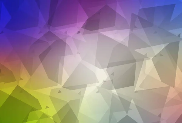 Modèle Vectoriel Multicolore Léger Avec Des Formes Poly Chaotiques Formes — Image vectorielle