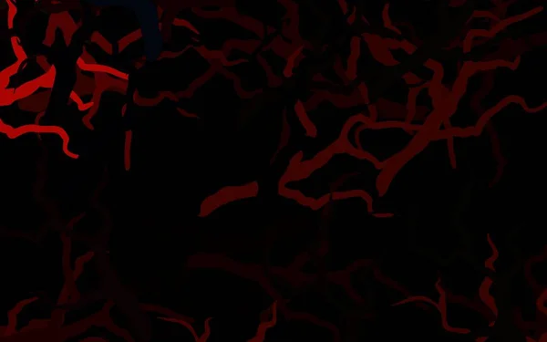 Темно Синий Красный Векторный Фон Ветвями Листьями Абстрактная Иллюстрация Листьями — стоковый вектор