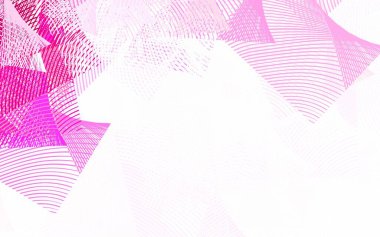 Keskin çizgileri olan açık pembe vektör deseni. Bulanık arkaplanda gradyanı olan çizgiler. İş ilanınız için akıllı tasarım.