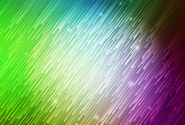 Açık pembe, renkli çizgileri olan yeşil vektör dokusu. Renkli çubuklarla, soyut çizimler. Reklam, kitapçıklar, broşürler için desen.