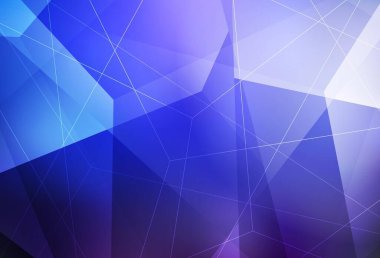 Üçgen biçiminde hafif BLUE vektör dokusu. Doğa tarzında üçgenleri olan güzel bir çizim. Duvar kağıtları için zarif tasarım.