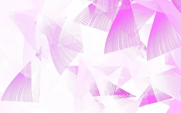 Fond Vectoriel Violet Clair Avec Style Polygonal Illustration Avec Ensemble — Image vectorielle
