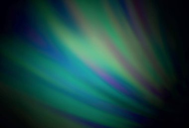 Koyu yeşil vektör parlak şablonu bulanıklaştırdı. Gradyan tasarımlı, soyut, ışıltılı çizimler. Marka kitabı için zarif bir arkaplan.