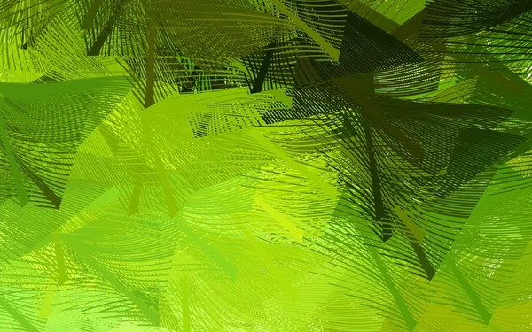 Açık Yeşil Parlak Çizgili Sarı Vektör Arkaplan Bulanık Dekoratif Tasarım — Stok Vektör