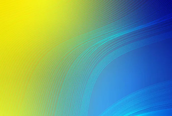 Light Blue Yellow Vector Abstract Bright Template Glitter Abstract Illustration — Stockvektor