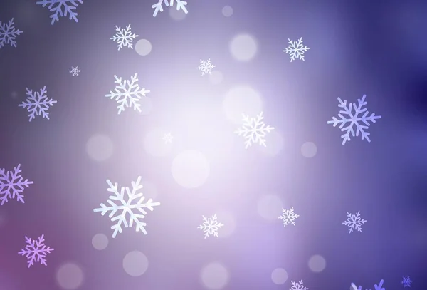 淡紫色矢量布局为新年风格 简单的梯度插图与圣诞属性 升入大学的聪明设计 — 图库矢量图片