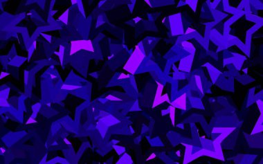 Üçgenli koyu mor vektör arkaplan. Soyut üçgenli dekoratif tasarım. Duvar kağıtları için zarif tasarım.