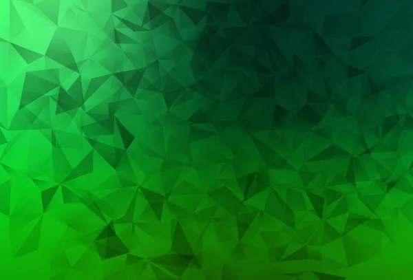 Vetor Verde Escuro Mosaico Abstrato Pano Fundo Glitter Ilustração Abstrata —  Vetores de Stock