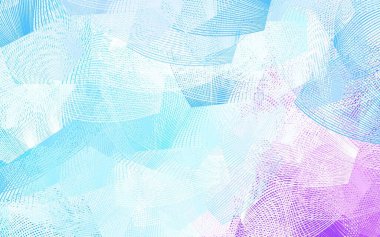 Açık Pembe, düz çizgilerle mavi vektör arka plan. Soyut şablondaki çizgilerle renkli parlak illüstrasyon. İşletme reklamınız için akıllı tasarım.