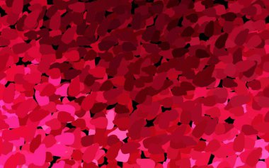 Kaotik şekilli koyu pembe vektör şablonu. Soyut gradyan şekilli basit renkli çizimler. İşiniz için en iyi akıllı tasarım.