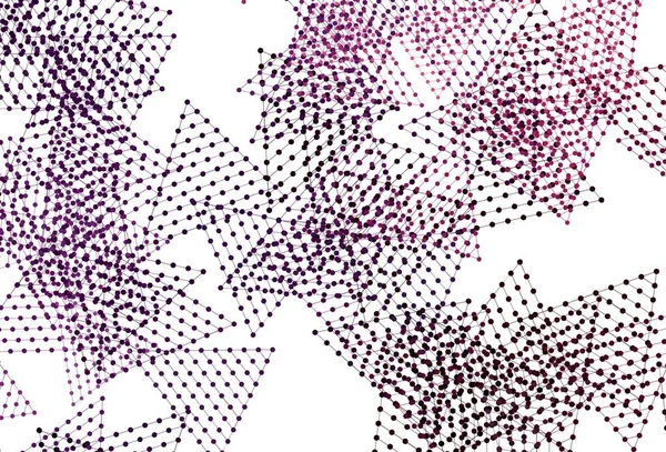 Lichtpaars Roze Vectorsjabloon Met Kristallen Cirkels Moderne Abstracte Illustratie Met — Stockvector