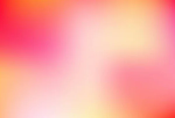 Light Pink Yellow Vector Gradient Blur Drawing Abstract Colorful Illustration — Stockvektor
