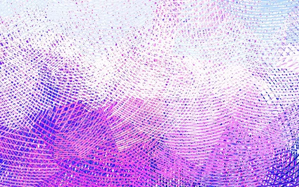 Açık Pembe, kıvrımlı çizgileri olan kırmızı vektör arkaplanı. Değişken çizgileri olan renkli geometrik örnek. İş tasarımınız için şablon.