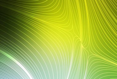 Açık yeşil, düz çizgileri olan sarı vektör düzeni. Renkli çubuklarla, soyut çizimler. Meşgul web siteleriniz için şablon.