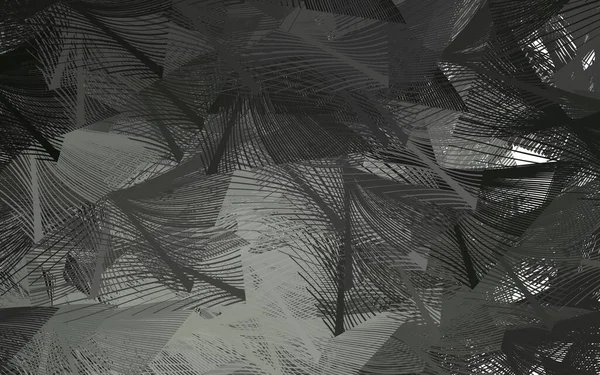 Gabarit Vectoriel Gris Clair Avec Bâtons Répétés Illustration Abstraite Géométrique — Image vectorielle