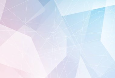 Açık pembe, mavi vektör düzeni çizgiler, üçgenler. Renkli üçgenlerin olduğu bir resim. İşiniz için en iyi akıllı tasarım.