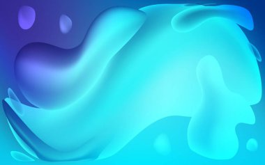 Açık pembe, eğri daireli mavi vektör deseni. Yarım tonlu Memphis stilinde yaratıcı bir çizim. Web siteniz için Memphis tasarımı.