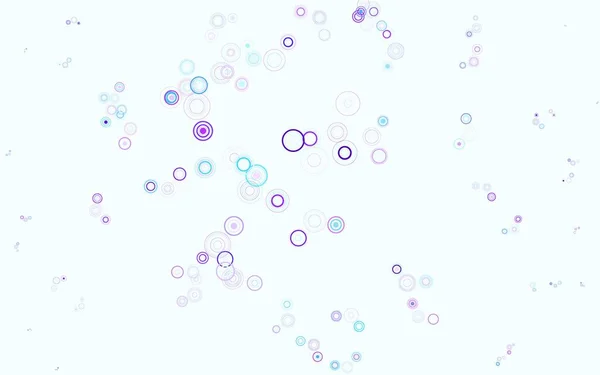 Light Pink Blue Vector Backdrop Dots Beautiful Colored Illustration Blurred — Stock Vector