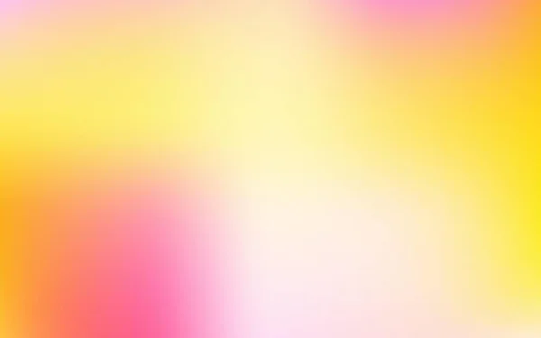 Dessin Flou Dégradé Vectoriel Rose Clair Jaune Illustration Colorée Avec — Image vectorielle