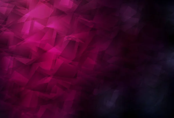 Dark Pink Vector Polygon Abstract Background Inglês Ilustração Geométrica Criativa — Vetor de Stock