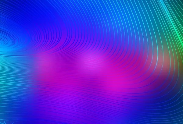 Dark Pink Blue Vector Backdrop Wry Lines Shining Colorful Illustration — Vetor de Stock