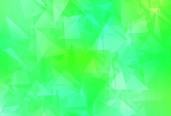 Světle Zelená Žlutý Vektorový Mnohoúhelník Abstraktní Pozadí Zcela Nová Barevná — Stockový vektor