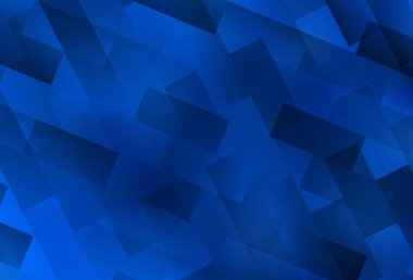 Çizgileri, dikdörtgenleri olan hafif BLUE vektör düzeni. Renkli dikdörtgenlerle modern soyut çizimler. İniş sayfası için modern şablon.