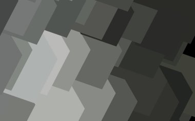 Çizgileri, dikdörtgenleri olan koyu gri vektör düzeni. Renkli dikdörtgenleri olan bir resim. İş ilanları, broşürler, broşürler için desen