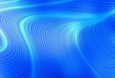 Düz çizgiler ile açık mavi vektör düzeni. Soyut şablon çizgileri ile renkli parlayan illüstrasyon. İş reklamınız için akıllı tasarım.