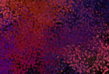 Lacivert, noktalı kırmızı vektör arkaplanı. Soyut arka planda bulanık kabarcıklar ve renkli gradyan. İş ilanınız için tasarım.