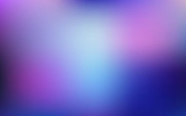 Açık Pembe, Mavi vektör gradyan bulanıklık düzeni. Soyut bir şekilde parlak renkli bulanık bir illüstrasyon. Tasarımlarınız için örnek.