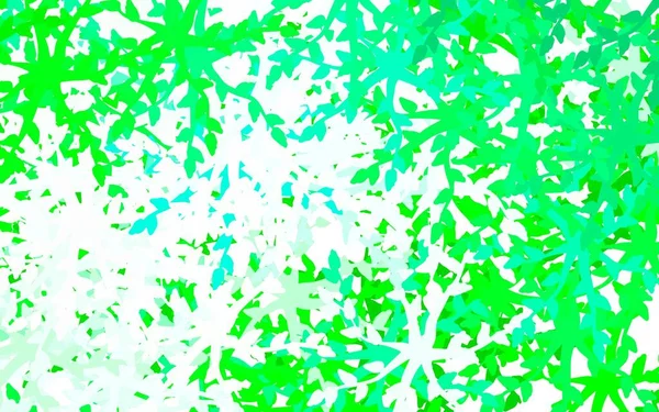 Hellgrünes Vektormuster Mit Zufälligen Formen Moderne Abstrakte Illustration Mit Farbenfrohen — Stockvektor