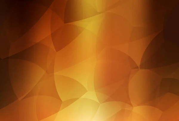 Темно Оранжевий Векторний Фон Полігональним Стилем Декоративний Дизайн Абстрактному Стилі — стоковий вектор