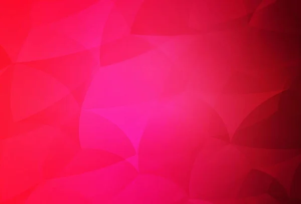Světle Červená Vektorová Textura Trojúhelníkovým Stylem Krásná Ilustrace Trojúhelníky Přírodním — Stockový vektor