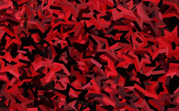 Dark Pink Red Vector Texture Beautiful Stars Glitter Abstract Illustration — Stockvektor