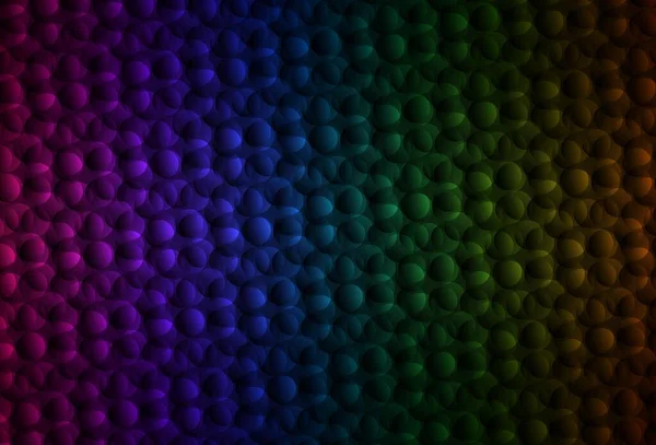 Dark Multicolor Vector Backdrop Dots Modern Abstract Illustration Colorful Water — Stock Vector
