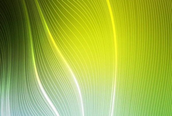 Light Green Yellow Vector Glossy Abstract Background Colorful Abstract Illustration — Wektor stockowy