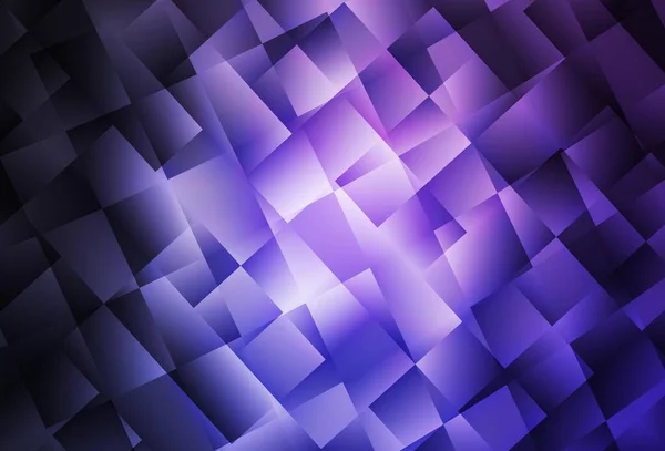 Темно Фіолетовий Векторний Фон Полігональному Стилі Прямокутники Абстрактному Тлі Барвистим — стоковий вектор