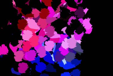 Rastgele şekilli koyu kırmızı vektör deseni. Soyut gradyan şekilli basit renkli çizimler. Duvar kağıtları için zarif tasarım.