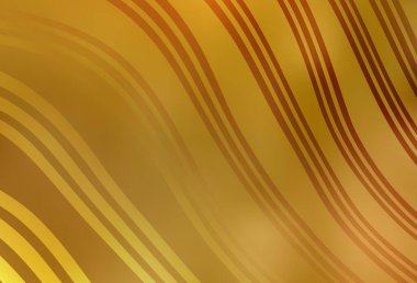 Koyu sarı çizgili vektör şablonu. Alnında çizgiler olan soyut bir çizim. Fikirlerin için bir örnek..