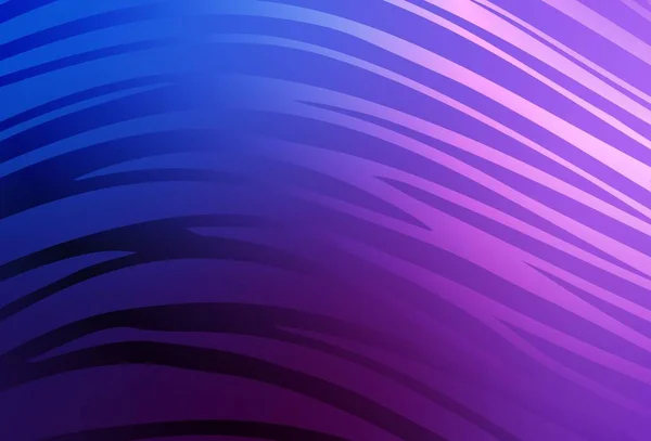 Light Pink Blue Vector Pattern Lines Circumflex Abstract Illustration Gradient — 图库矢量图片