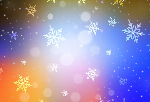 Helles Mehrfarbiges Vektorlayout Neujahrsstil Einfache Gradienten Illustration Mit Weihnachtlichen Attributen — Stockvektor